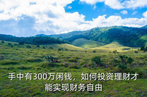 手中有300萬閑錢，如何投資理財才能實現(xiàn)財務(wù)自由