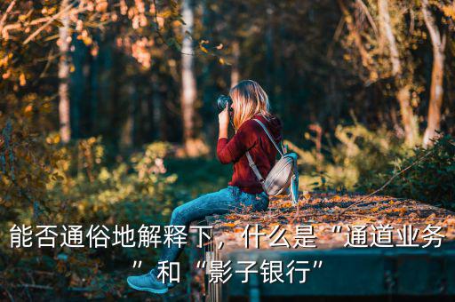 能否通俗地解釋下，什么是“通道業(yè)務(wù)”和“影子銀行”