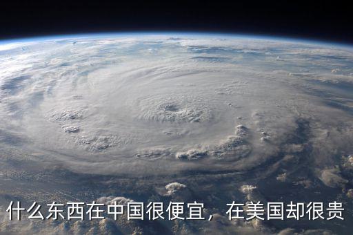 什么東西在中國很便宜，在美國卻很貴