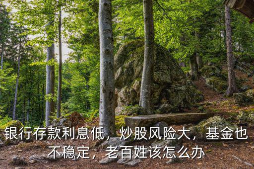 銀行存款利息低，炒股風(fēng)險大，基金也不穩(wěn)定，老百姓該怎么辦