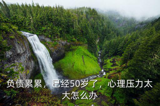負債累累，已經50歲了，心理壓力太大怎么辦