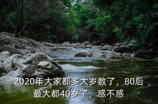2020年大家都多大歲數(shù)了，80后最大都40歲了，惑不惑