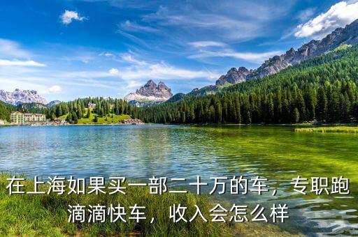 在上海如果買一部二十萬的車，專職跑滴滴快車，收入會(huì)怎么樣