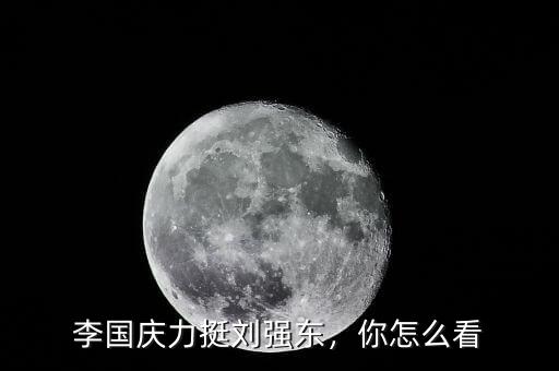 李國慶力挺劉強東，你怎么看