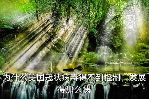 為什么美國(guó)冠狀病毒得不到控制，發(fā)展得那么快