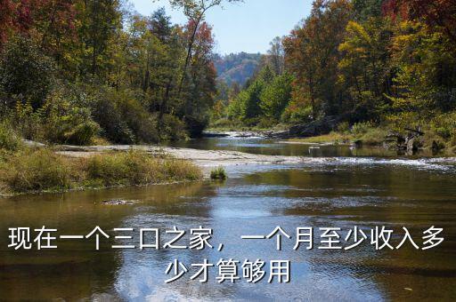 現(xiàn)在一個三口之家，一個月至少收入多少才算夠用