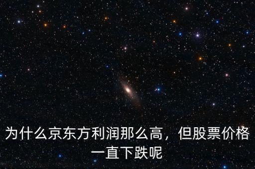 為什么京東方利潤(rùn)那么高，但股票價(jià)格一直下跌呢