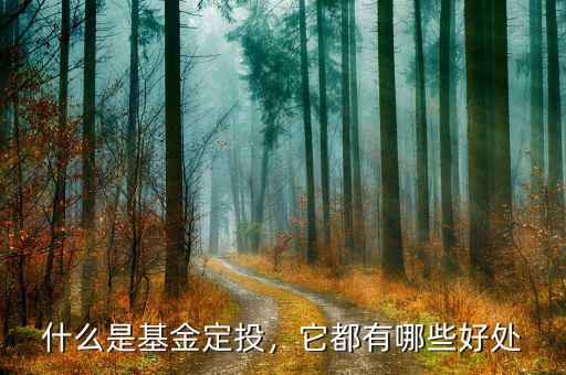 什么是基金定投，它都有哪些好處
