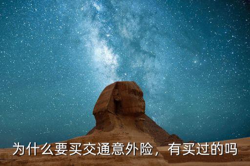 為什么要買(mǎi)交通意外險(xiǎn)，有買(mǎi)過(guò)的嗎