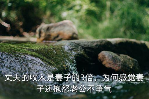 丈夫的收入是妻子的3倍，為何感覺妻子還抱怨老公不爭(zhēng)氣