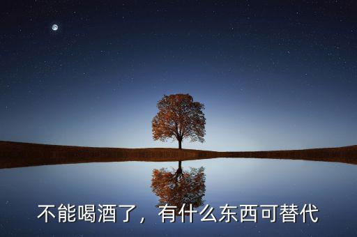 不能喝酒了，有什么東西可替代