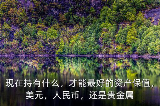 現(xiàn)在持有什么，才能最好的資產(chǎn)保值，美元，人民幣，還是貴金屬