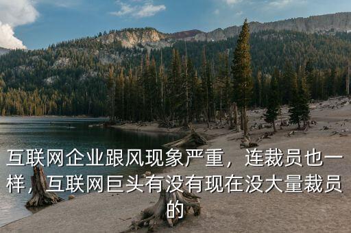 互聯(lián)網(wǎng)企業(yè)跟風(fēng)現(xiàn)象嚴(yán)重，連裁員也一樣，互聯(lián)網(wǎng)巨頭有沒有現(xiàn)在沒大量裁員的