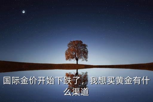 國(guó)際金價(jià)開(kāi)始下跌了，我想買黃金有什么渠道