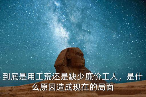 到底是用工荒還是缺少廉價(jià)工人，是什么原因造成現(xiàn)在的局面