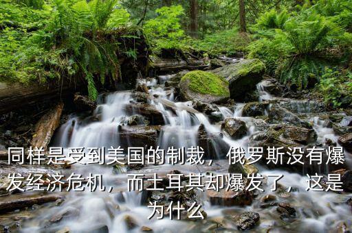 同樣是受到美國的制裁，俄羅斯沒有爆發(fā)經(jīng)濟(jì)危機(jī)，而土耳其卻爆發(fā)了，這是為什么
