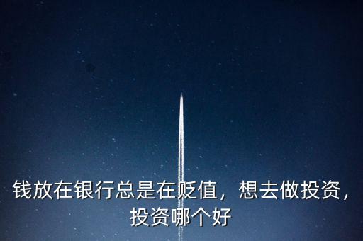 錢放在銀行總是在貶值，想去做投資，投資哪個好