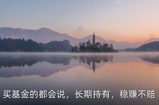 買(mǎi)基金的都會(huì)說(shuō)，長(zhǎng)期持有，穩(wěn)賺不賠