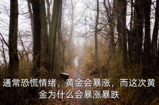 通?？只徘榫w，黃金會(huì)暴漲，而這次黃金為什么會(huì)暴漲暴跌