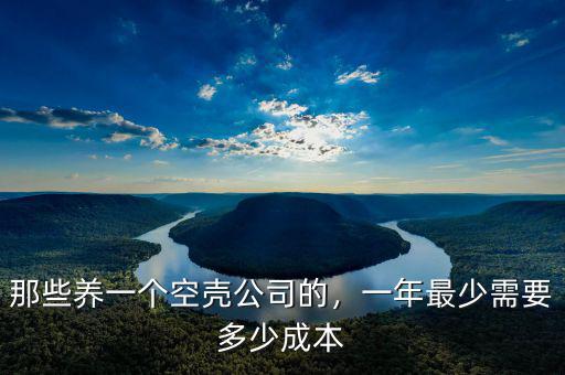 那些養(yǎng)一個(gè)空殼公司的，一年最少需要多少成本