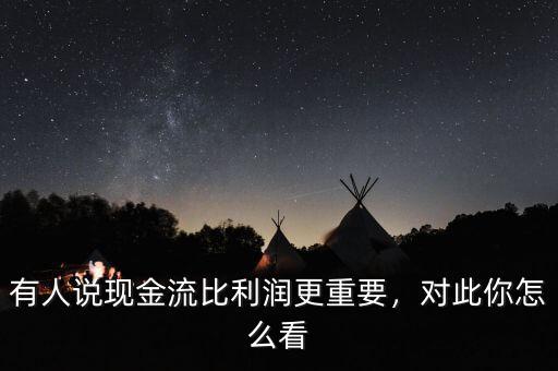 有人說(shuō)現(xiàn)金流比利潤(rùn)更重要，對(duì)此你怎么看