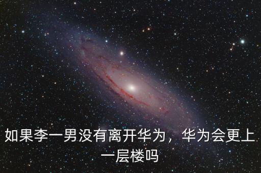 如果李一男沒有離開華為，華為會更上一層樓嗎