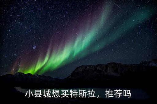 小縣城想買特斯拉，推薦嗎