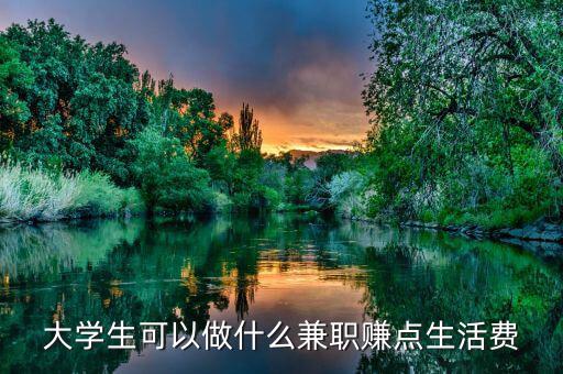 大學生可以做什么兼職賺點生活費