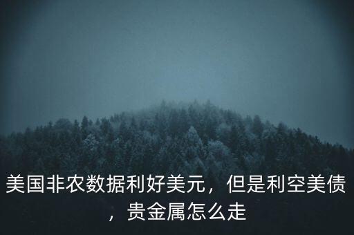 美國非農(nóng)數(shù)據(jù)利好美元，但是利空美債，貴金屬怎么走