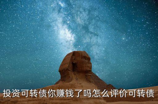 為什么可轉(zhuǎn)債有人搶,怎么評價(jià)可轉(zhuǎn)債