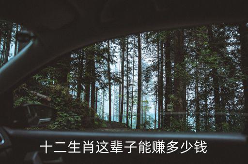十二生肖這輩子能賺多少錢(qián)
