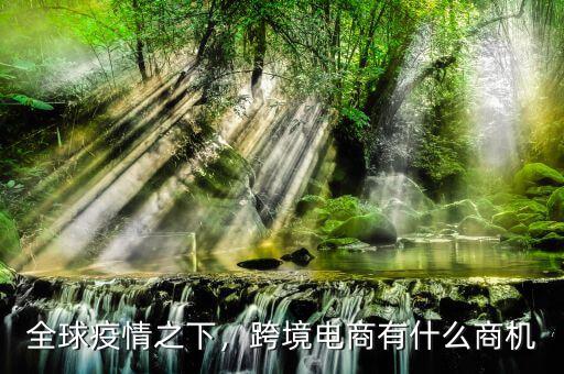 全球疫情之下，跨境電商有什么商機
