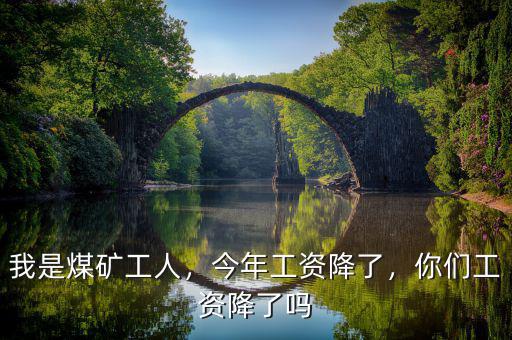 我是煤礦工人，今年工資降了，你們工資降了嗎