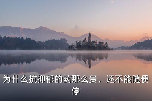 為什么抗抑郁的藥那么貴，還不能隨便停