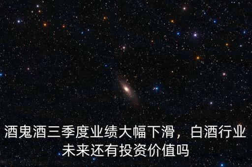 酒鬼酒三季度業(yè)績(jī)大幅下滑，白酒行業(yè)未來(lái)還有投資價(jià)值嗎