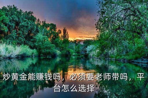 炒黃金能賺錢嗎，必須要老師帶嗎，平臺(tái)怎么選擇