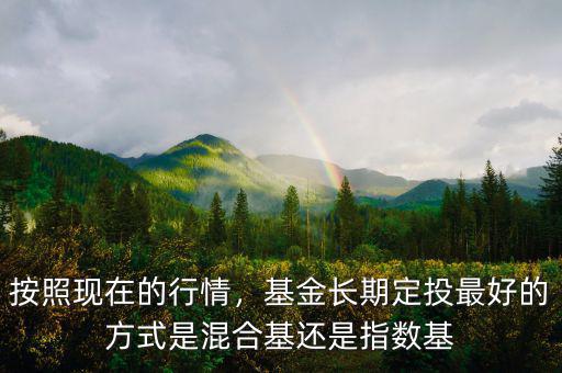 按照現(xiàn)在的行情，基金長期定投最好的方式是混合基還是指數(shù)基