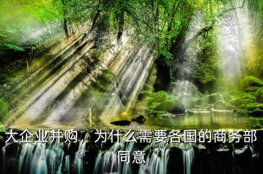 大企業(yè)并購，為什么需要各國的商務(wù)部同意