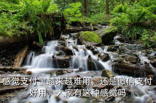 感覺支付寶越來越難用，還是微信支付好用，大家有這種感覺嗎