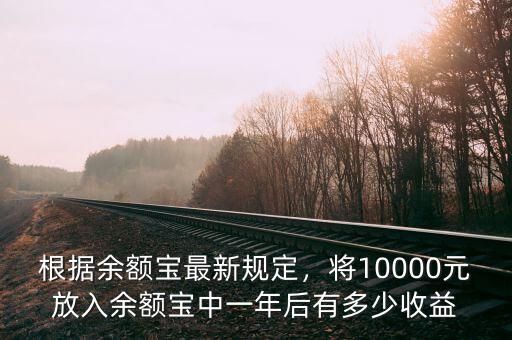 根據(jù)余額寶最新規(guī)定，將10000元放入余額寶中一年后有多少收益