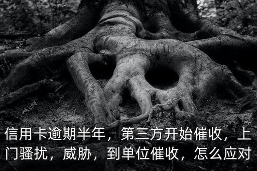 信用卡逾期半年，第三方開始催收，上門騷擾，威脅，到單位催收，怎么應(yīng)對(duì)