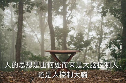 人的思想是由何處而來(lái)是大腦控制人，還是人控制大腦