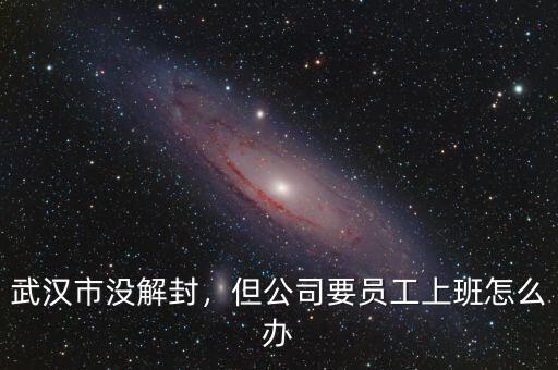 武漢市沒解封，但公司要員工上班怎么辦