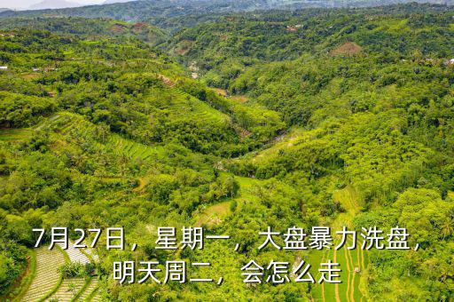 7月27日，星期一，大盤暴力洗盤，明天周二，會(huì)怎么走