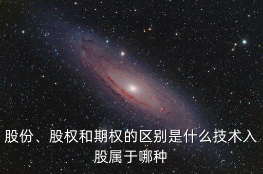 股份、股權(quán)和期權(quán)的區(qū)別是什么技術(shù)入股屬于哪種