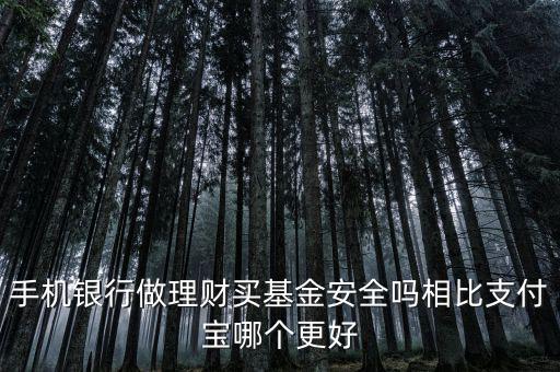 手機(jī)銀行做理財(cái)買(mǎi)基金安全嗎相比支付寶哪個(gè)更好