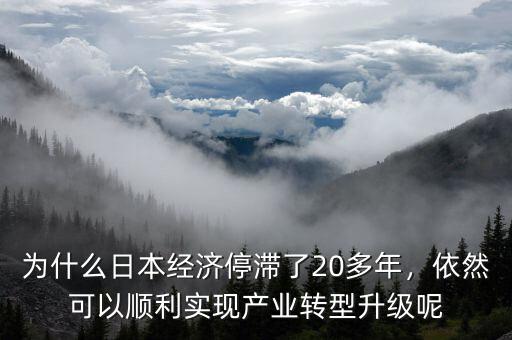 為什么日本經(jīng)濟停滯了20多年，依然可以順利實現(xiàn)產(chǎn)業(yè)轉(zhuǎn)型升級呢