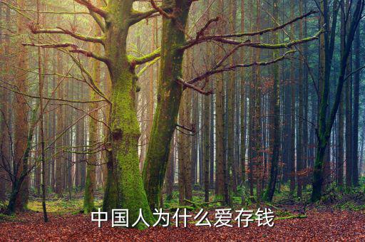 中國(guó)人為什么存錢,中國(guó)人為什么愛存錢