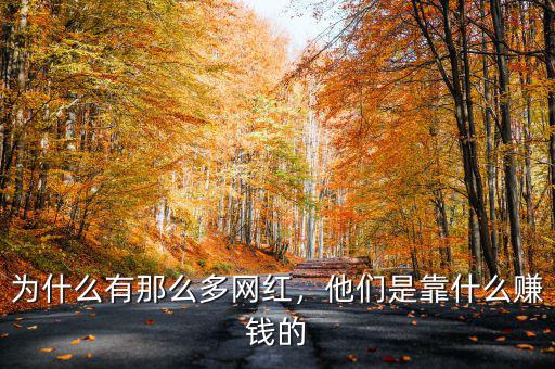 為什么有那么多網(wǎng)紅，他們是靠什么賺錢(qián)的