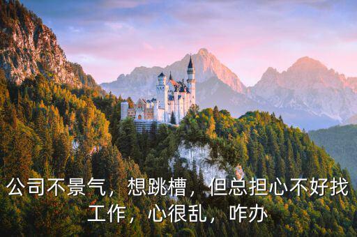 公司不景氣，想跳槽，但總擔(dān)心不好找工作，心很亂，咋辦